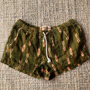 Mollusk Shorts Green Women’s Small